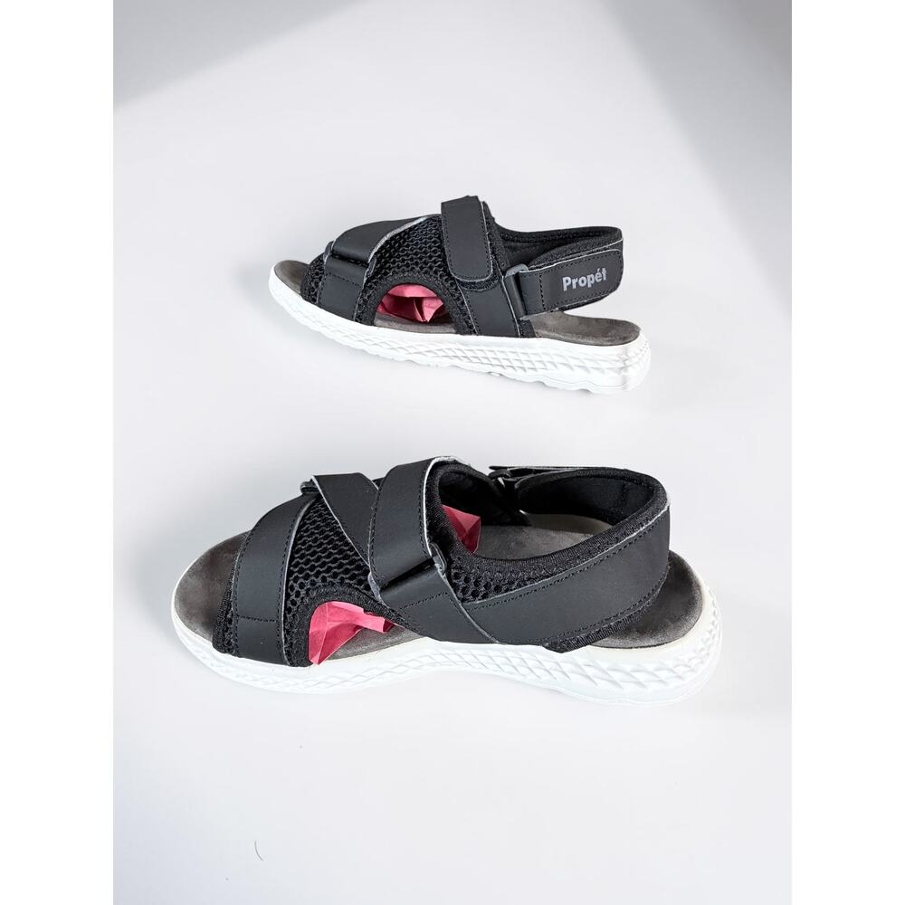 Propet TravelActiv Sport Sandals Women’s 8.5 4E Extra Extra Wide Black - Picture 10 of 14